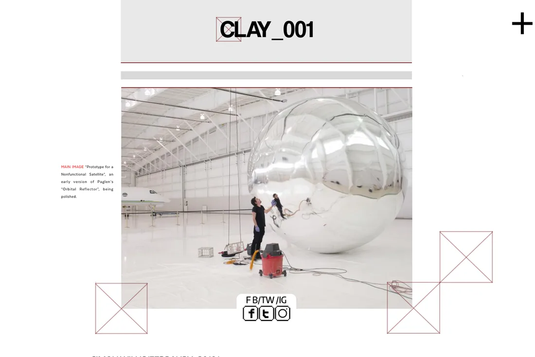Cover, mirrored satellite prototype